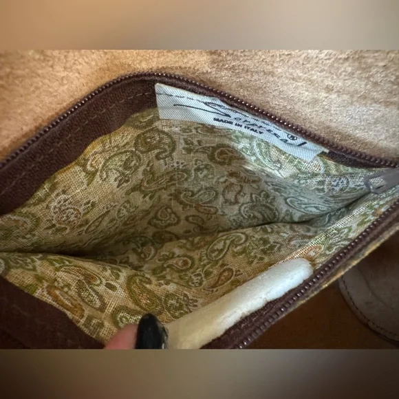 Sorpresa! Made in Italy Genuine Leather Vintage Crossbody - Picture 11 of 16